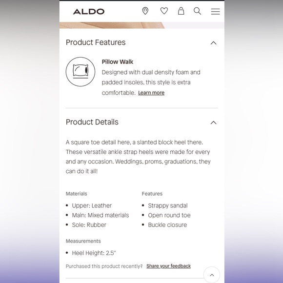 Aldo Pristine Strappy Sandal NEW Size 9 - Picture 10 of 10